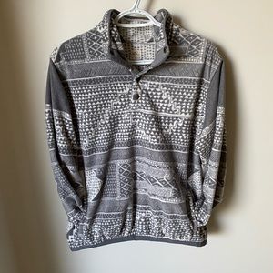 Cozy Winter Patterned Fleece Sweater